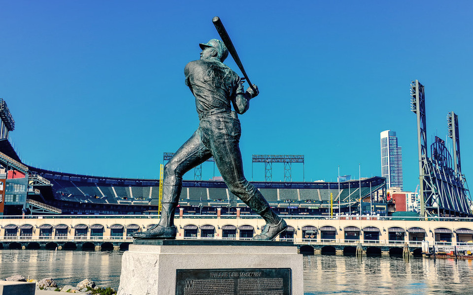 Oracle Park McCovey statue