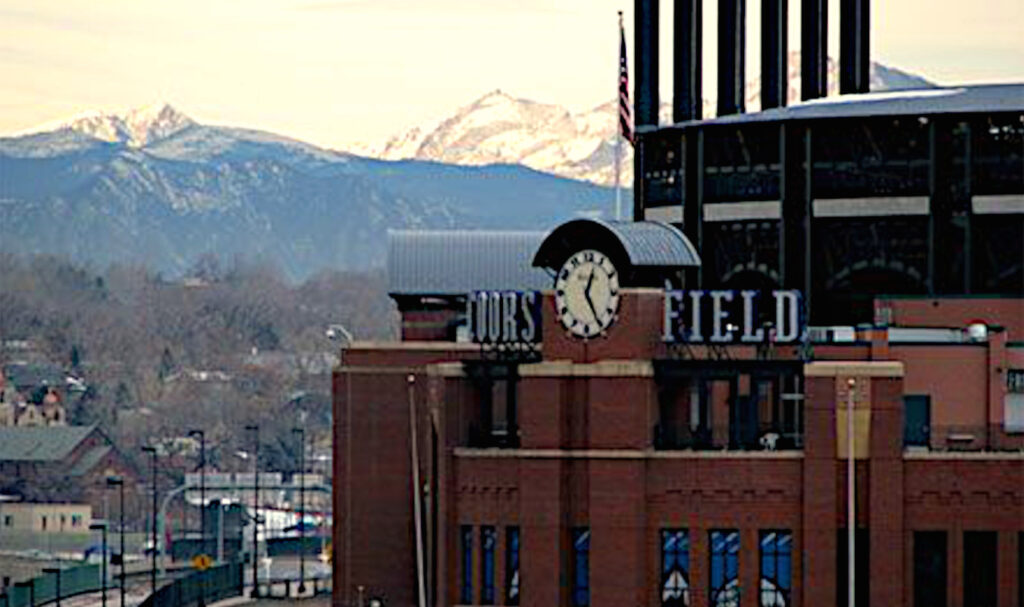Coors Field mountains