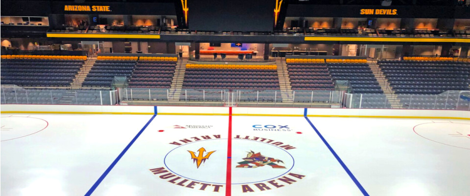 How Mullett Arena at Arizona State was styled into an NHL arena